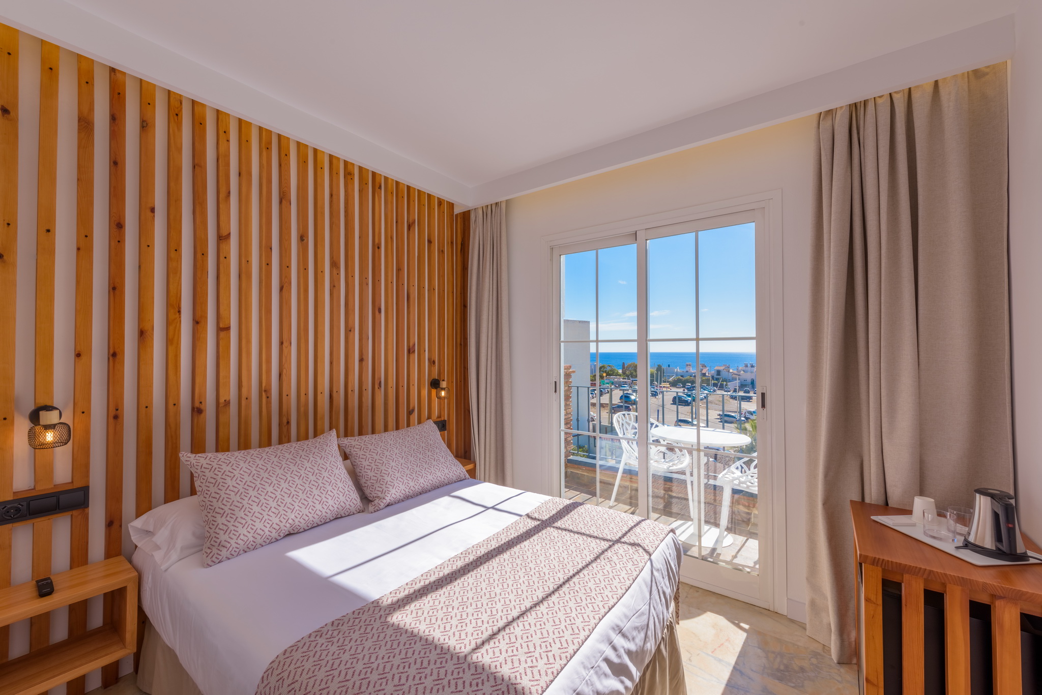 Doble con terraza y vistas